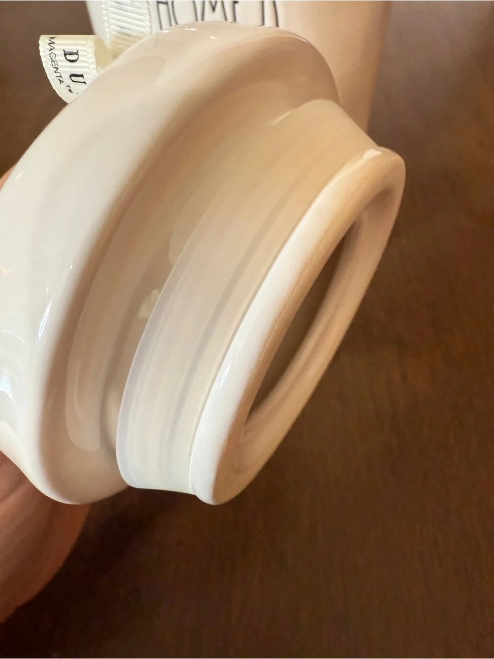 Rae Dunn Artisan Collection home is where mom is canister With Lid Floral 181